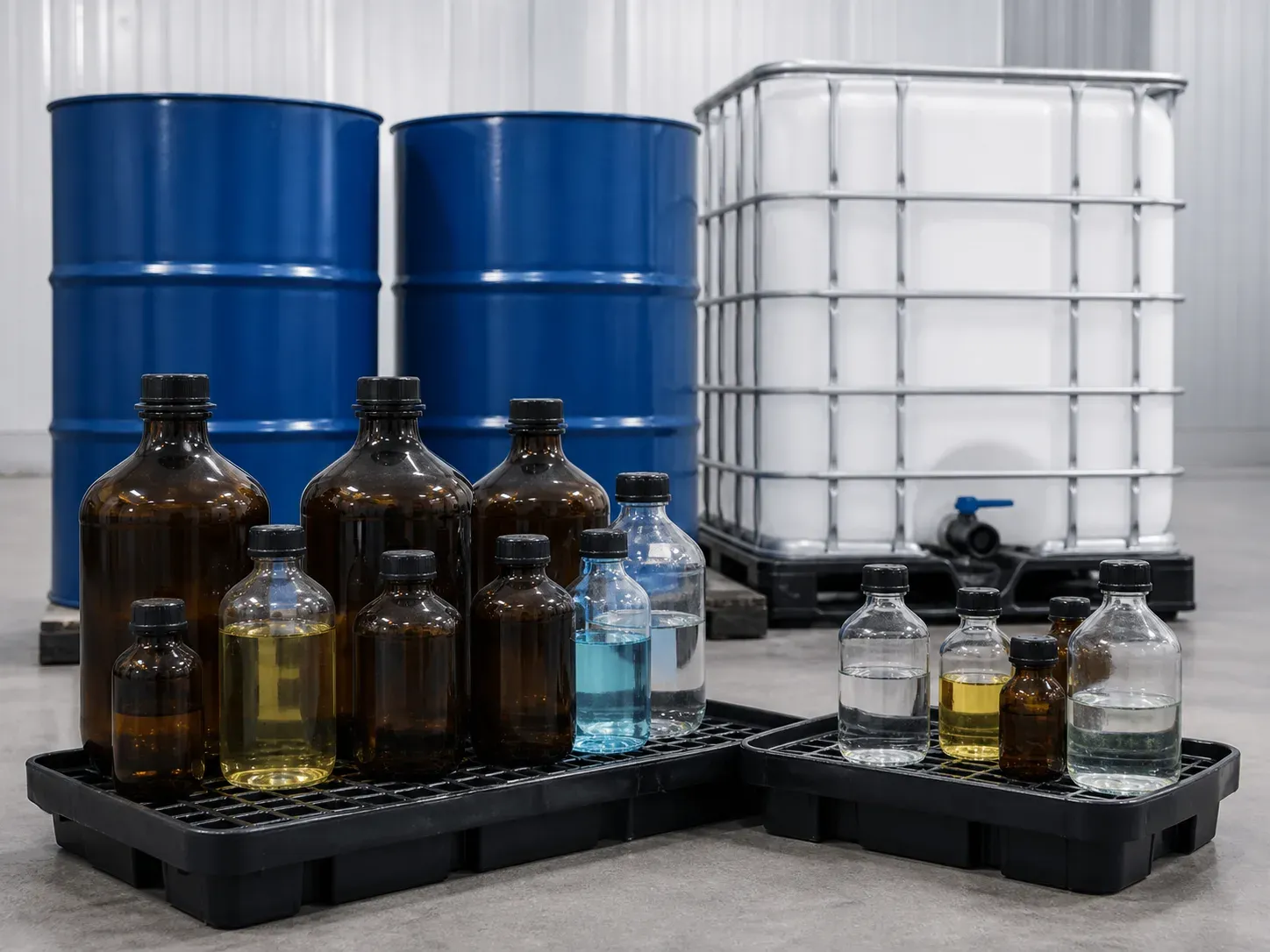 Hazardous liquid cargo prepared for compliant import handling